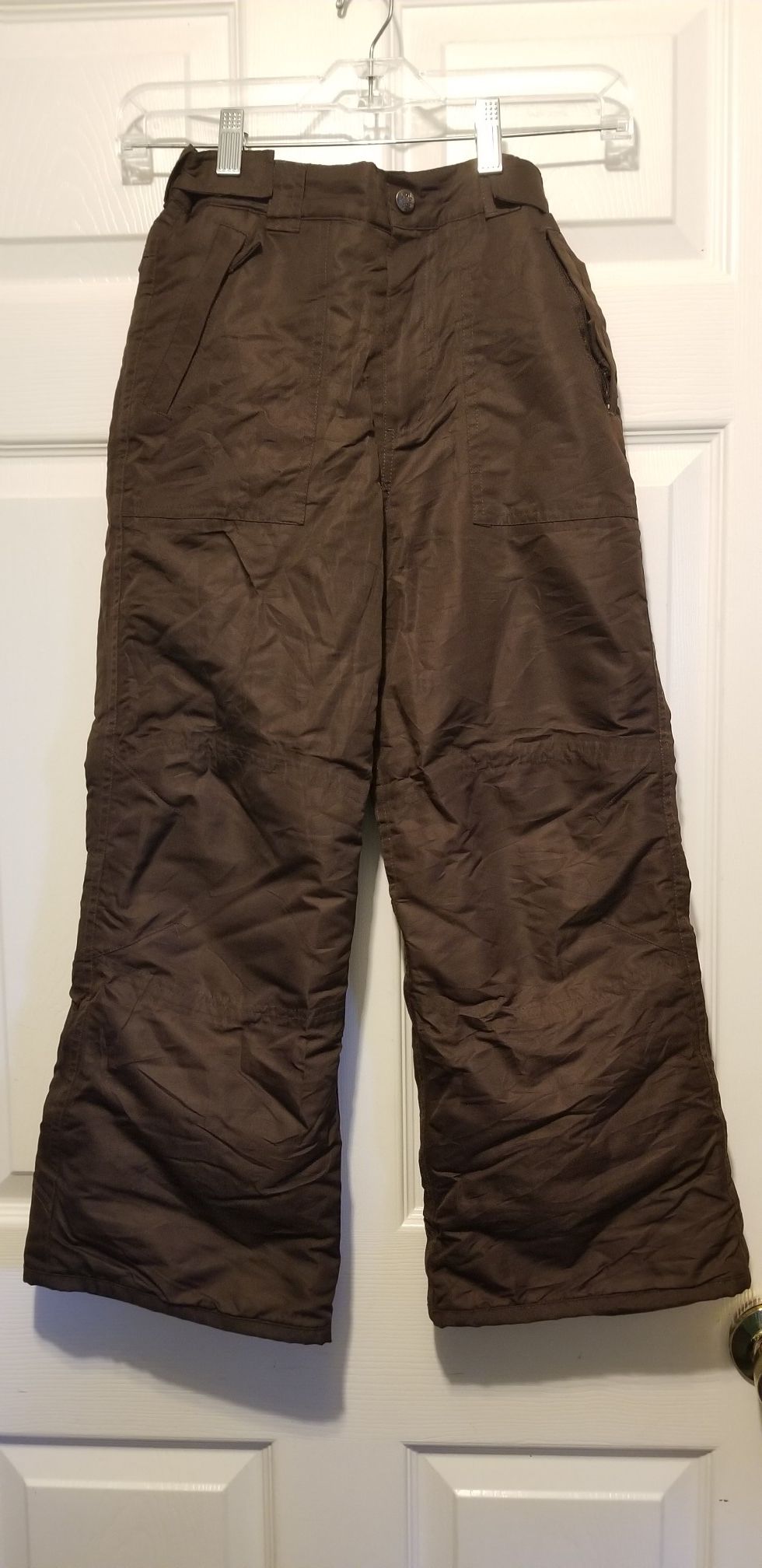 Girls sz medium cherokee snow pants brown