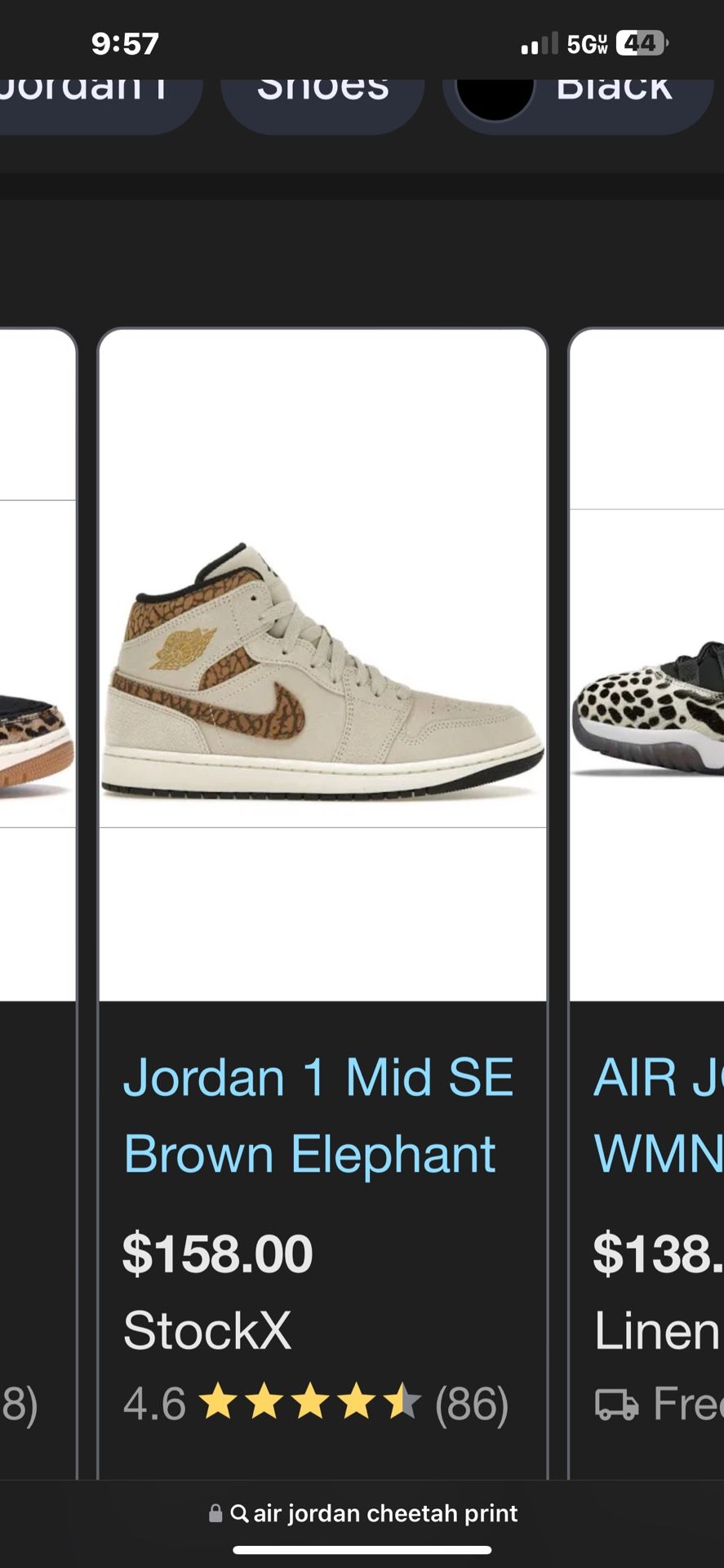 Air Jordan Brown Elephant
