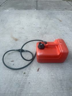 Portable Marine Gasoline Fuel Tank with Hose 3gl