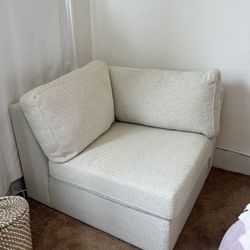 Crate & Barrel Sectional Sofa/Corner Chair