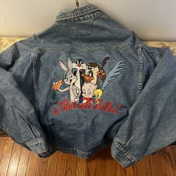 Looney Tunes Denim Jacket In Great Condition 