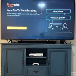 Blue TV Stand