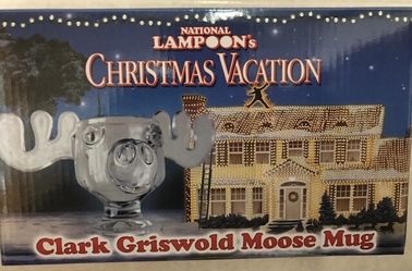 Officially Licensed National Lampoons Christmas Vacation Glass Moose Mug