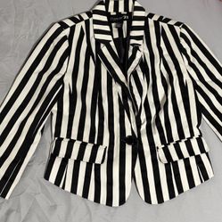 Vintage Forever 21 Stripe Blazer Size Small