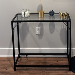 Metal Frame Console Table