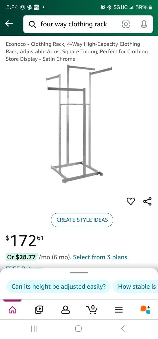 4 Way Clothes Stand 