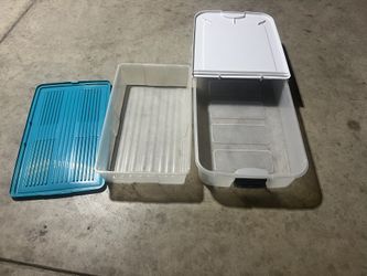 Large Tupper Ware Containers 