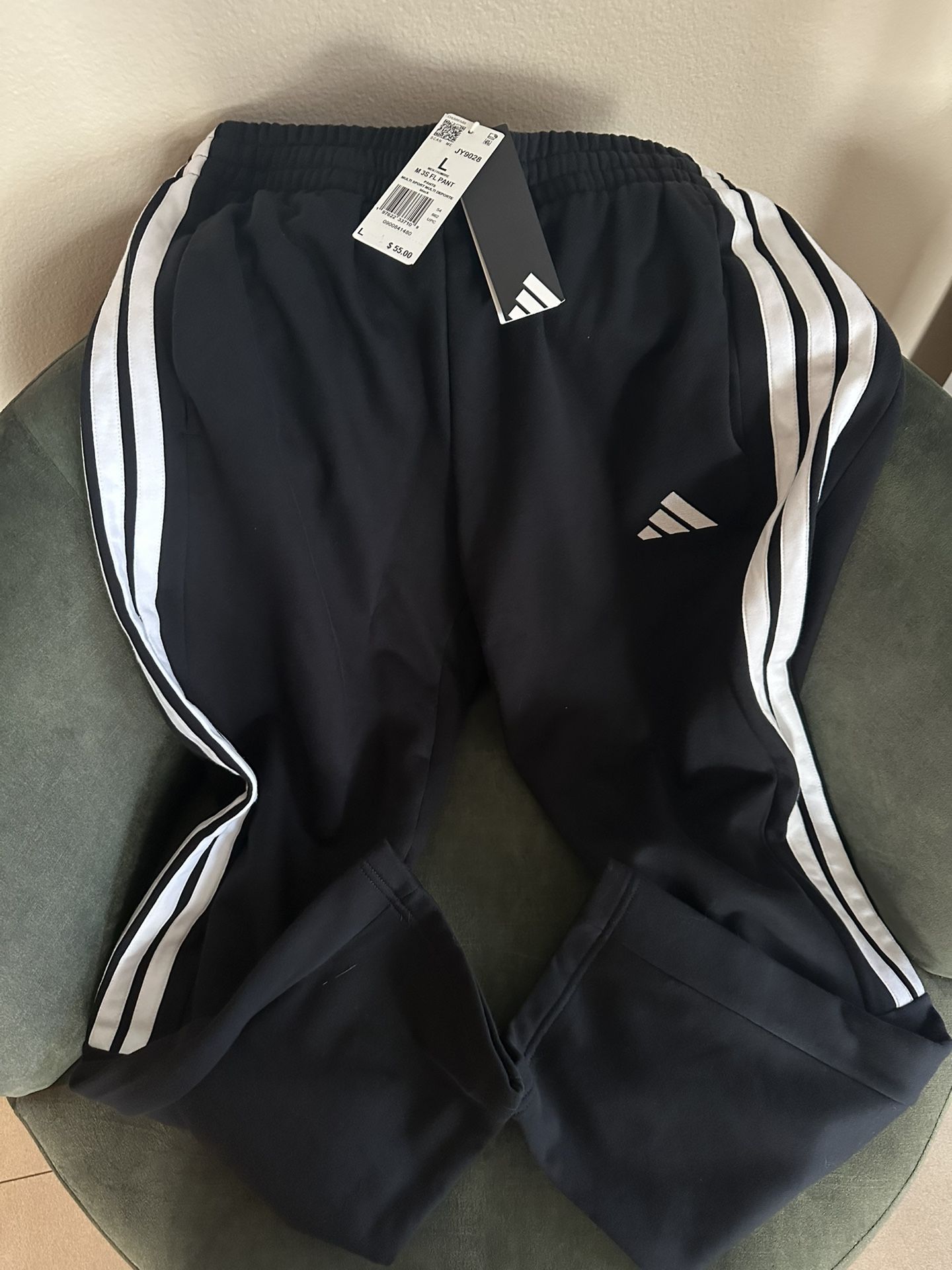 Adidas Multi Sport, 3 Striped Fleece Pants