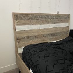 Queen Bed Frame and mattress 