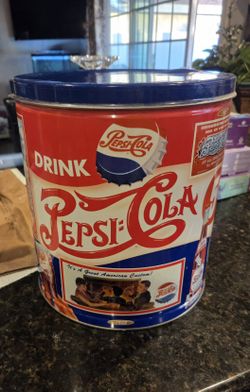 Pepsi Popcorn Tin