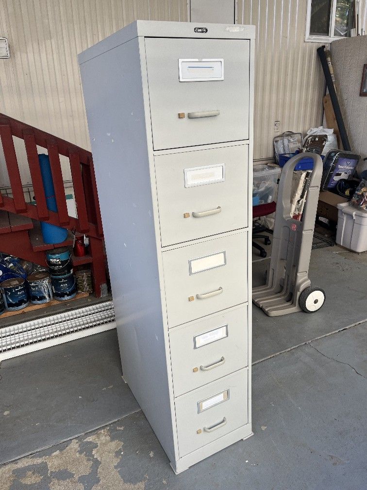 5-Drawer File Cabinet