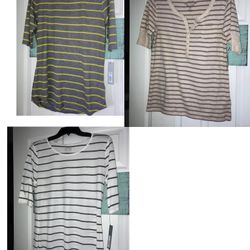 Ladies Short Sleeve Tops - Mediums 