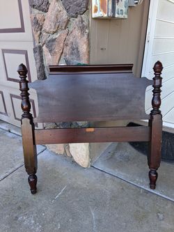 Mid century solid mahogany