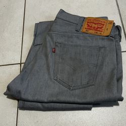 Grey Levi’s 501 
