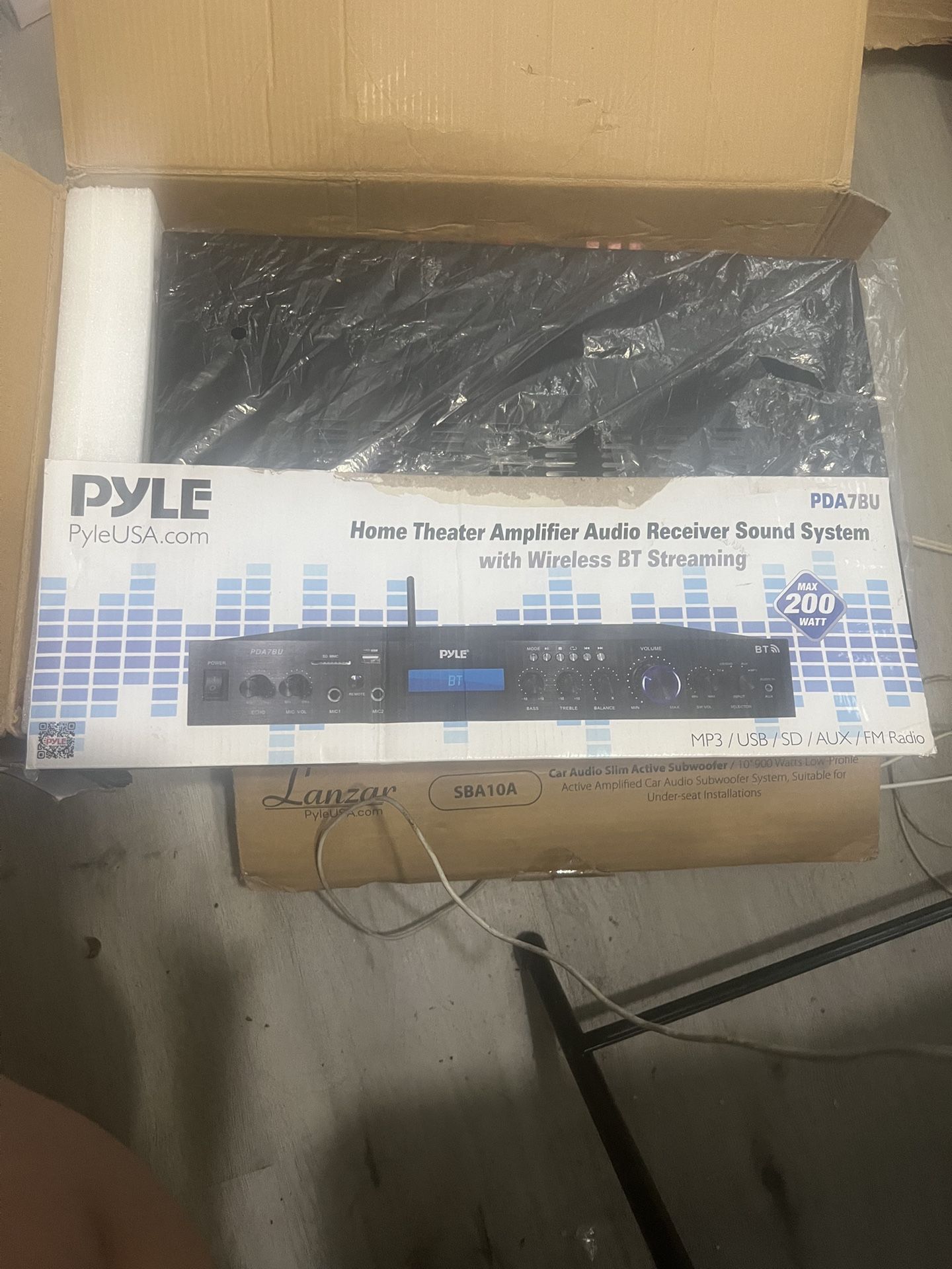 Pyle Home Theater Amplifiers Audio Receivedr Sound System 
