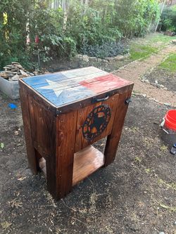 Rustic Outdoor Cooler