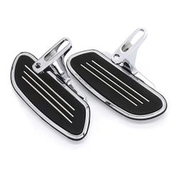 Passenger Floorboard Streamliner Footboard with Mount Bracket Kit Fit for Harley Touring Road Glide Street Glide Road King Electra Glide 1 (Ch