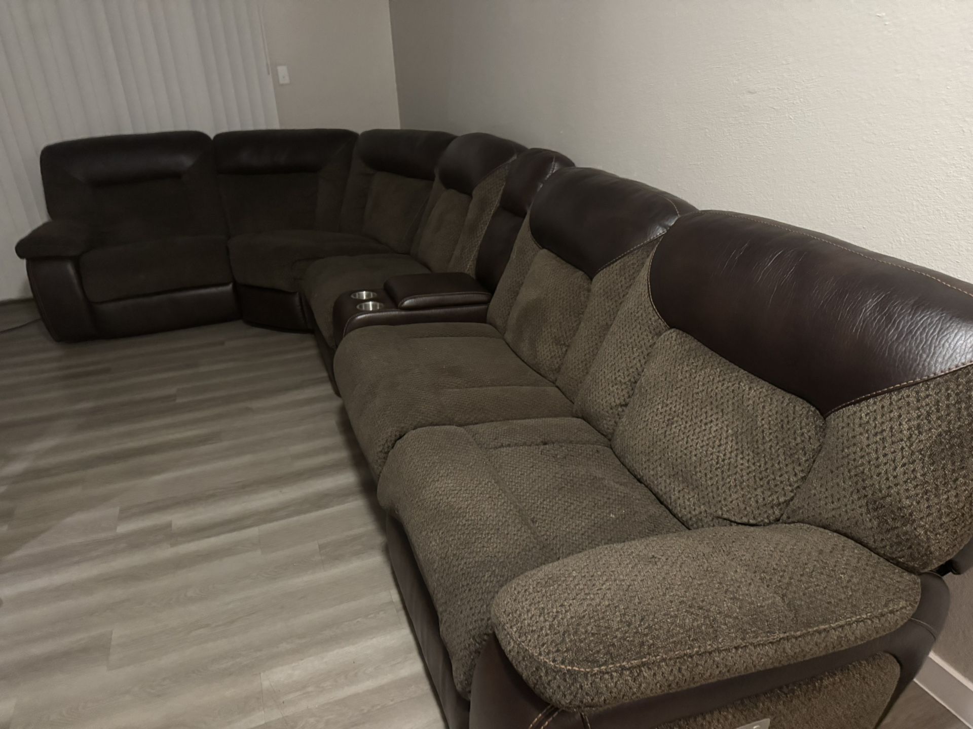 Chocolate Color Recliner Couch