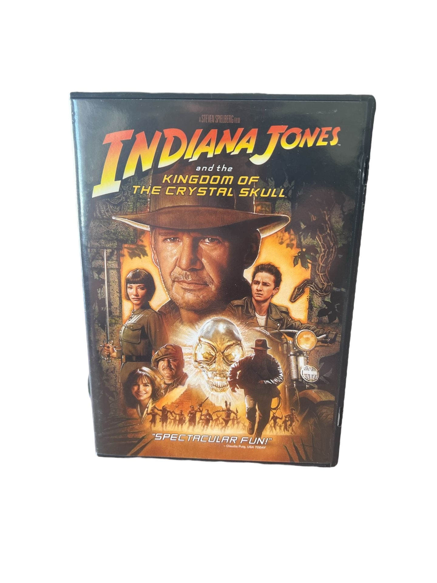 Indiana Jones and the Kingdom of the Crystal Skull (DVD, 2008)  This DVD features the thrilling action and adventure film "Indiana Jones and the Kingd