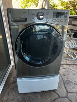 LG Ultra Large Capacity Dryer w/ pedestal