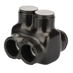 250 MCM - 6 AWG Insulated Tap Connector, Black