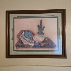 Framed Southwestern Painting