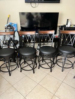 4  bar stools