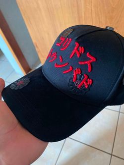 El Barbas Hats X Natanael Cano “CT Murakami” Black Gorra Diamantes