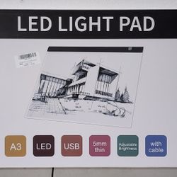 Led Light Pad / Almohadilla Luz Led Para Pintura De Diamantes