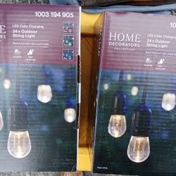 Home Decorators Collection 24Ft LED Outdoor String Lights Home Depot