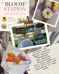 Bloom bar flower cart