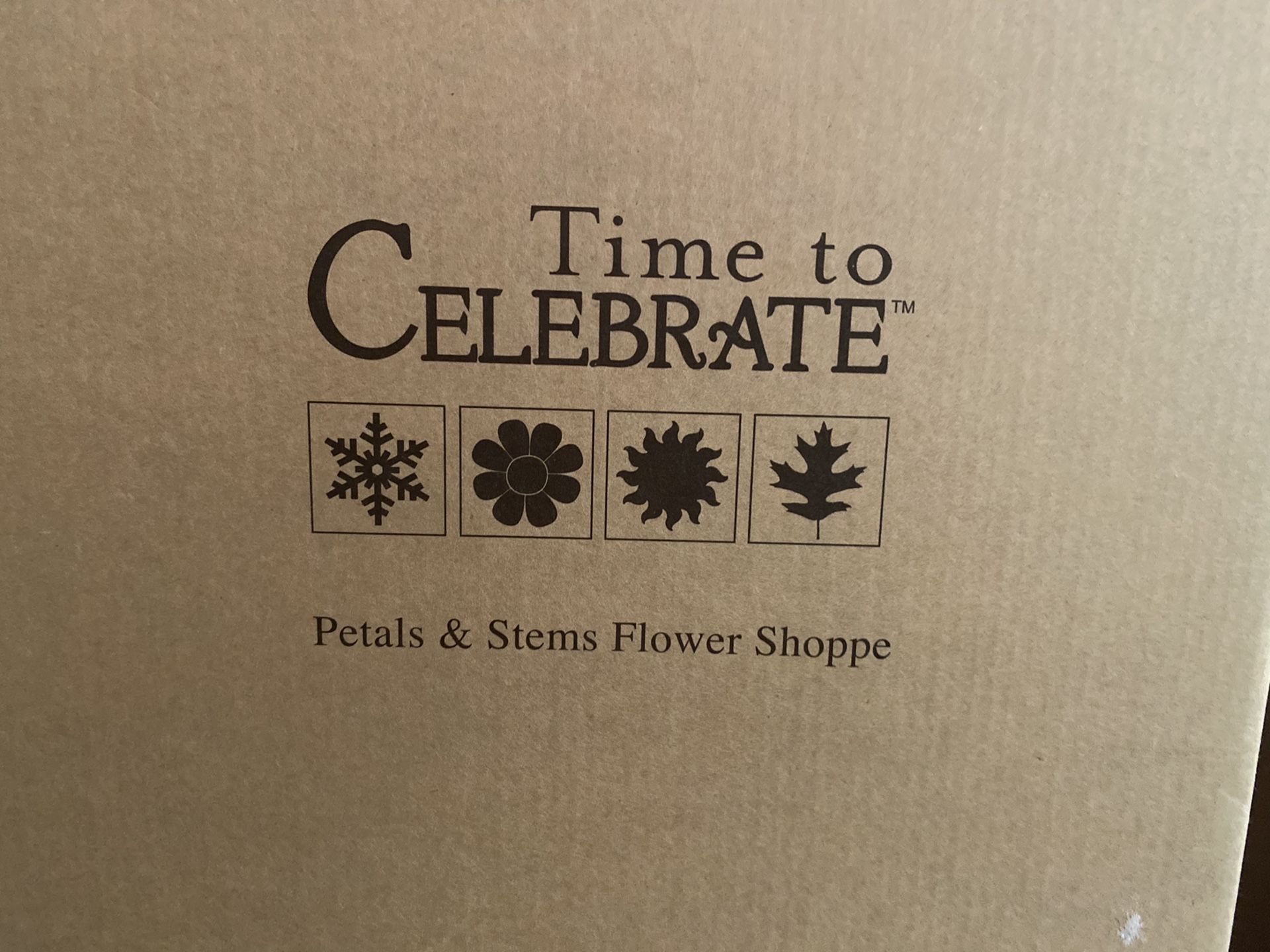 Time to Celebrate-Petals and Stems Flower Shoppe-Dept 56 Snow Village