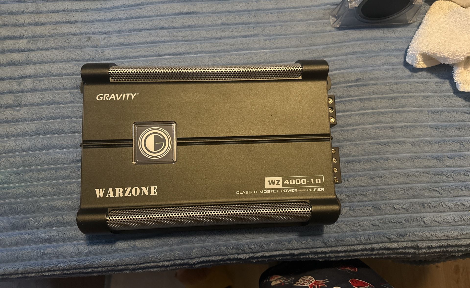 Gravity 4000.1D Class D Car Amplifier - 4000 Watts