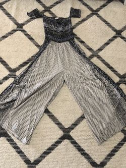 Jumpsuit with slits