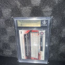 Juan Soto becket 9.5 2017 bowman draft