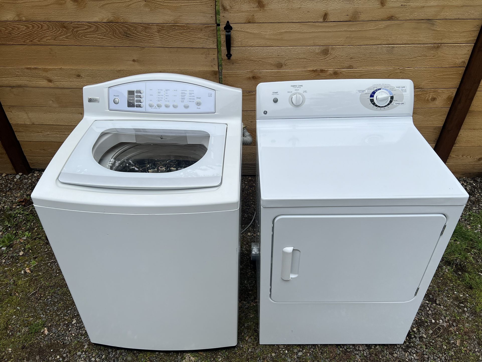 GE- Profile Electric Washer & Dryer Set! 