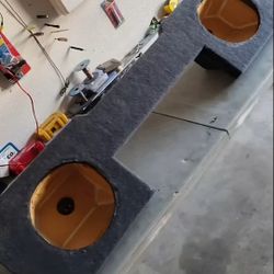 DODGE RAM 10 INCH DUAL SOLID TUFF BUILT CREW CAB TRUCKS UNDER  BACK SEATER Fit 