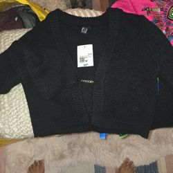 Forever 21 Black Cardigan Sweater