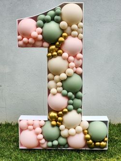 4ft. Balloon Mosaic Numbers