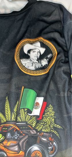 custom black long-sleeve off-road racing jersey chalino Sanchez $40