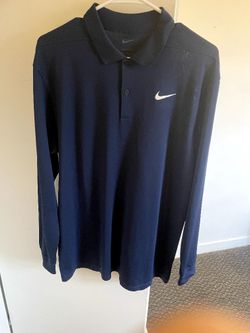 Nike Long Sleeve Golf Shirt Size M