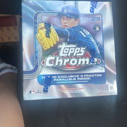 Topps Chrome 10 Pack Baseball Cards 