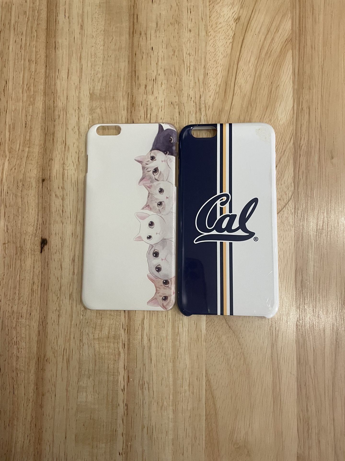 📱 iPhone 6/6s Hard Cases – Cute Cats & Cal Bears