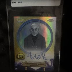 Nosferatu 2025 Topps Chrome SpongeBob SquarePants Alexander Ward Auto
