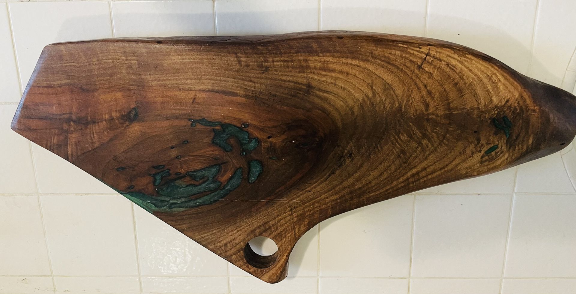 Beautiful Charcuterie Board /Wood Platter Accent Piece.