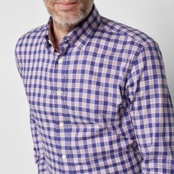 Faherty Reserve Natural Performance Shirt in Wind Rose Plaid - L