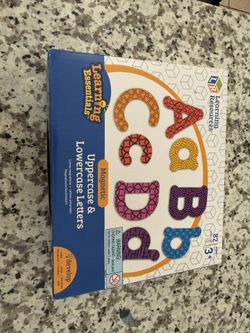 Magnetic Upper Case And Lowe Case Letters Brand New