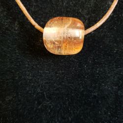 Necklace w/ Hand Made Bead