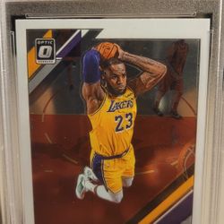 2019 PANINI DONRUSS OPTIC  LEBRON JAMES  PSA 9