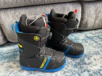 Burton zipline boa kids snowboard boots size 4